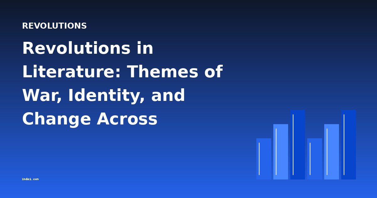 Revolutions in Literature: Themes of War, Identity, and Change Across American Conflicts
