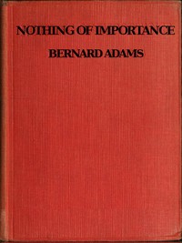 Cover of Nothing of Importance A record of eight months at the front with a Welsh battalion, October, 1915, to June, 1916 — Story, Setting & Ideas
