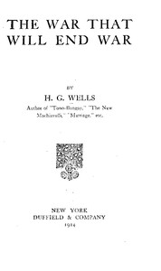 Cover of The War That Will End War — A Closer Reading