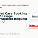 Pet Care Booking Message Practice: Request and Reply Examples