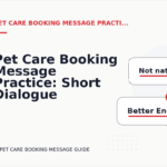 Pet Care Booking Message Practice: Short Dialogue Examples
